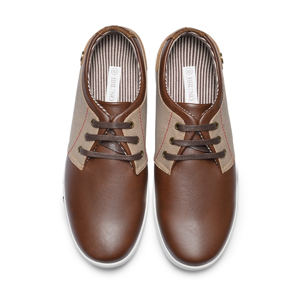 Men's Modern Casual Fashion Sneakers - BROWN - 4